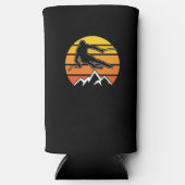 Retro Skiing Selters Dosenkühler (Vorderseite)