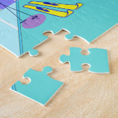 Retro Skiurlaub Jigsaw Puzzle (Seite)