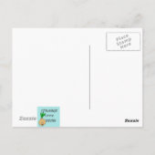 Retro Skiurlaub Postkarte (Rückseite)