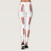 Retro-Skizze  Leggings (Rückseite)