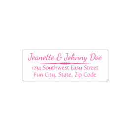 Retro-Skript Niedliche benutzerdefinierte Briefmar Permastempel