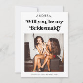 Retro-Skript wird Sie mein Vorschlag für eine Brid Einladung (Vorderseite)