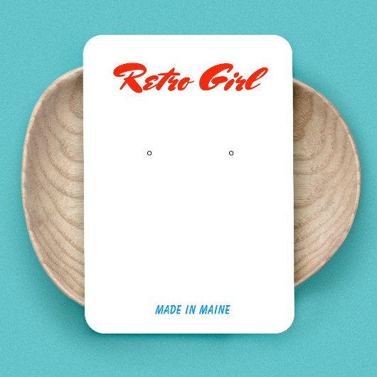 Retro-Skriptsignatur Ofenanzeige Visitenkarte