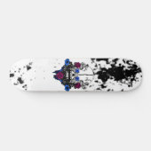 Retro Skull King Custom Pro Trickboard Skateboard (Horizontal)