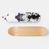 Retro Skull King Custom Pro Trickboard Skateboard (Horizontal)
