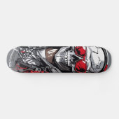 Retro Skull Skateboard (Horizontal)