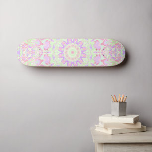 Retro Skurril Eklektisch Boho Hippie Pastell Manda Skateboard