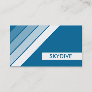 Retro SKYDIVE Visitenkarte