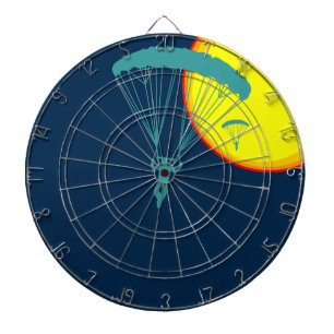 Retro-Skydiver Dartscheibe