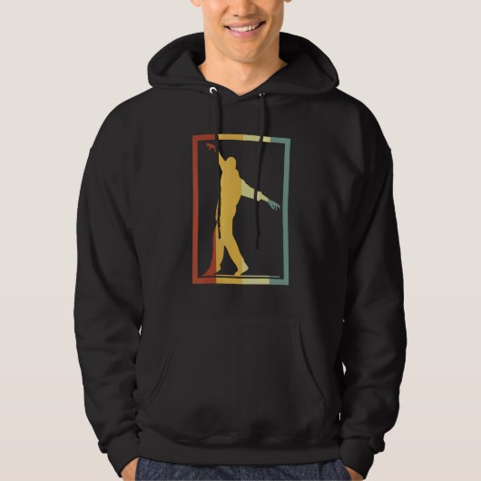 Retro Slacklining Urbanlining Artist Slackliner Sl Hoodie (Vorderseite)