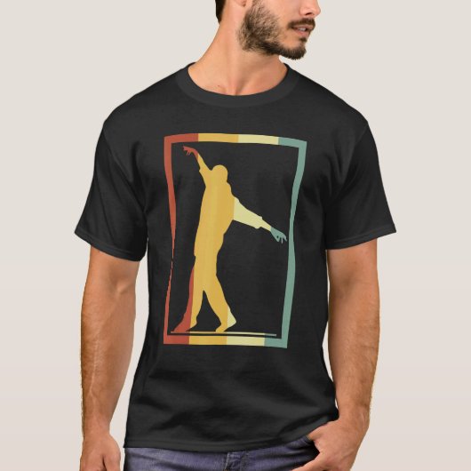 Retro Slacklining Urbanlining Artist Slackliner Sl T-Shirt (Vorderseite)