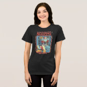 Retro Sleeping Comic Graphic Tee (Vorderseite voll)