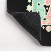 Retro Sleigh 67 Gingerbread Christmas Six Seven Me Mousepad (Ecke)