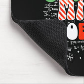 Retro Sleighing Math Problems Santa Math Teacher C Mousepad (Ecke)