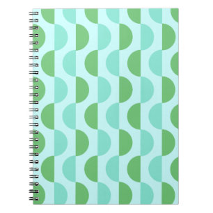 Retro Slice Aquamarines Notebook Notizblock