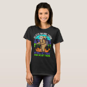 Retro Sloth Hiking Team We'll Get There When We Ge T-Shirt (Vorne ganz)