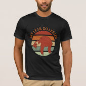 Retro Sloth Sunset T-Shirt (Vorderseite)