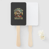 Retro Sloth Wandern-Team Wir werden ankommen, wenn Fächer (Vorne und Hinten)