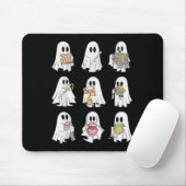 Retro Slp Geist Halloween Sprachtherapie Herbst Mousepad (Mit Mouse)