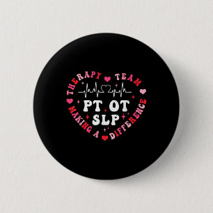 Retro Slp Ot PT Valentinstag Herztherapie Liebe Button