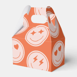 Retro Smile Pattern Gevor Box Geschenkschachtel