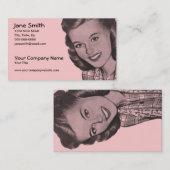 Retro Smile Visitenkarte (Vorne/Hinten)