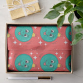 Retro Smiley Cartoon Seidenpapier (Geschenk)