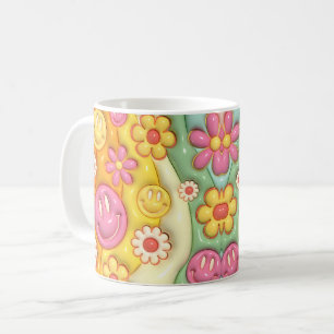 Retro Smiley Kaffeetasse