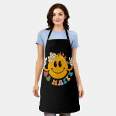 Retro Smiley Smile Face sein glückliches Gesicht t Schürze (Getragen)
