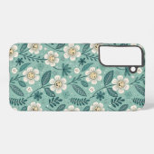 Retro Smiling Daisies - Groovy Boho Samsung Galaxy Hülle (Rückseite (Horizontal))