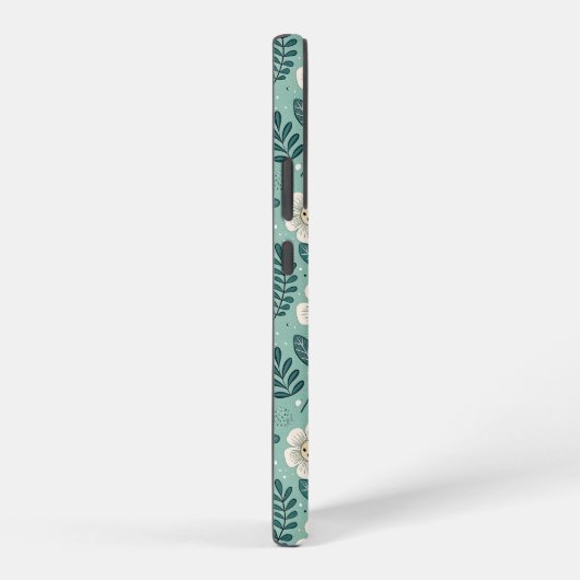 Retro Smiling Daisies - Groovy Boho Samsung Galaxy Hülle (Rechte Seite)