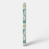 Retro Smiling Daisies - Groovy Boho Samsung Galaxy Hülle (Linke Seite)