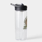 Retro Smoky Mountain Wanderung Trinkflasche (Rechts)