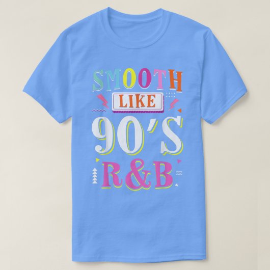 Retro Smooth wie R&B Hip Hop Music Lover der 90er T-Shirt (Design vorne)