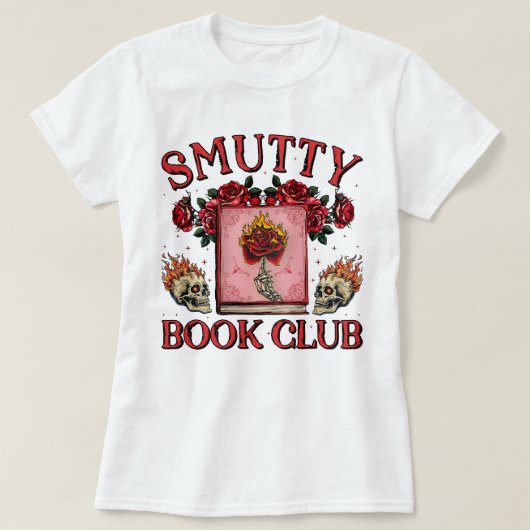 Retro Smutty Book Club T-Shirt (Design vorne)