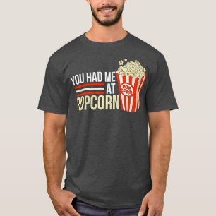 Retro Snack Cinema Sie hatten mich in Popcorn T-Shirt