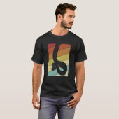 Retro Snake Pythonidae Snake Owner Banana Ball Pyt T-Shirt (Vorne ganz)