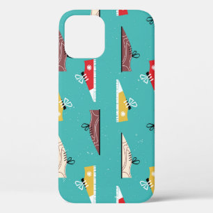 Retro-Sneaker: vintage nahtloses Muster. Case-Mate iPhone Hülle
