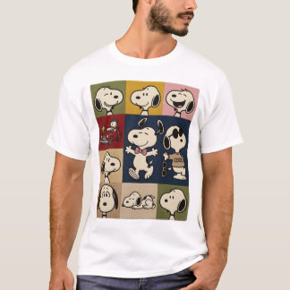 Retro Snoopy Eras Tour, Cartoon Hund Clipart-Desig T-Shirt