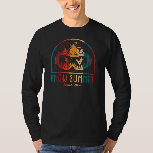 Retro Snow Summit Ski Adventure T - Shirt (Vorderseite)
