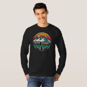Retro Snow Summit Snowboard oder Ski T-Shirt (Vorne ganz)