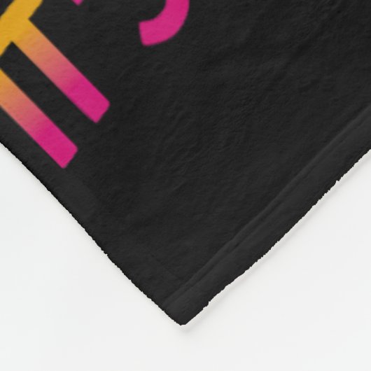 Retro Snowboard Rise und Shine Powder Time 80er Sn Fleecedecke (Ecke)