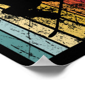 Retro Snowboard Snowboarden Skiurlaub Snowboar Poster (Ecke)