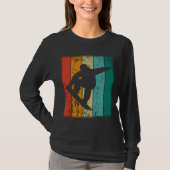 Retro Snowboard T-Shirt (Vorderseite)