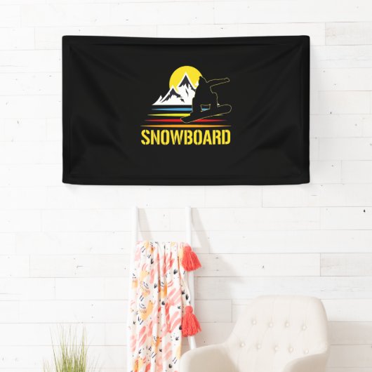 Retro-Snowboard Vintag Banner (Insitu)