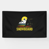 Retro-Snowboard Vintag Banner (Horizontal)