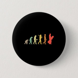 Retro Snowboarden Evolution Geschenk für Snowboard Button
