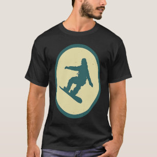 Retro-Snowboarden Vintage-Extremsport Wintersport T-Shirt