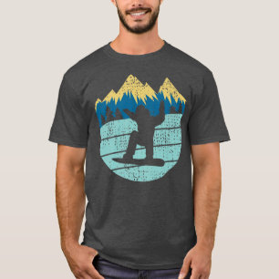 Retro Snowboarder Snowboarden Wintersport T-Shirt
