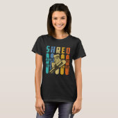 Retro Snowboarding T-Shirt (Vorne ganz)